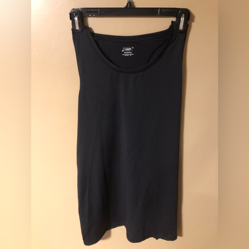 Lavon Black Sleeveless Racerback Tank Top Shirt Size XXL - Picture 4 of 4